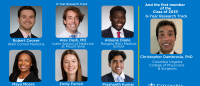 Graphic displaying the 6 residents & 1 Research track resident who matched with Columbia Ortho on 3.21.25